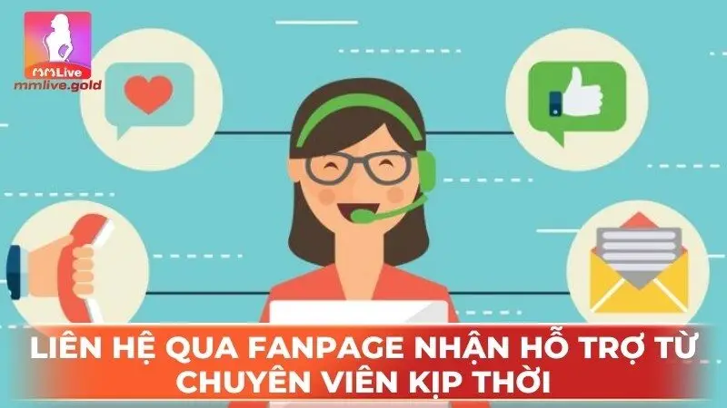Liên hệ qua fanpage nhận hỗ trợ từ chuyên viên kịp thời